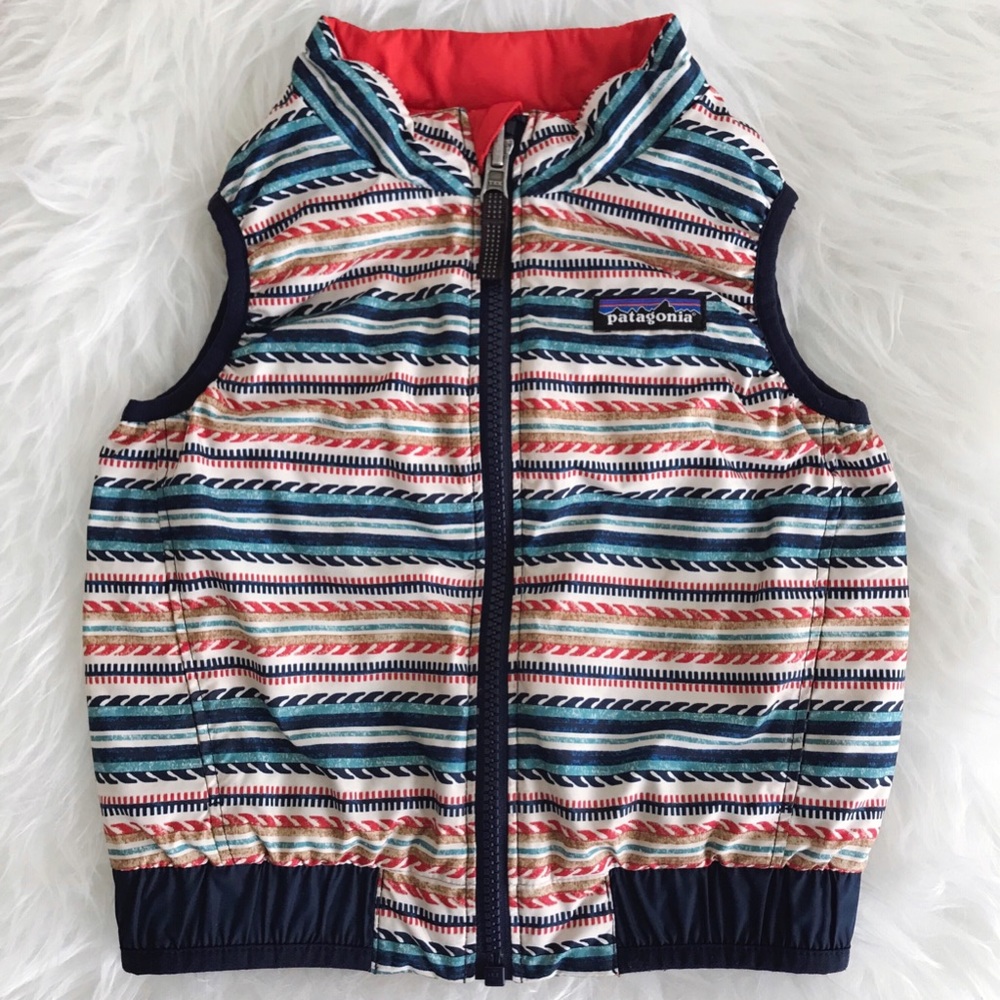 ✖️SOLD✖️Patagonia Reversible Puff Ball Vest